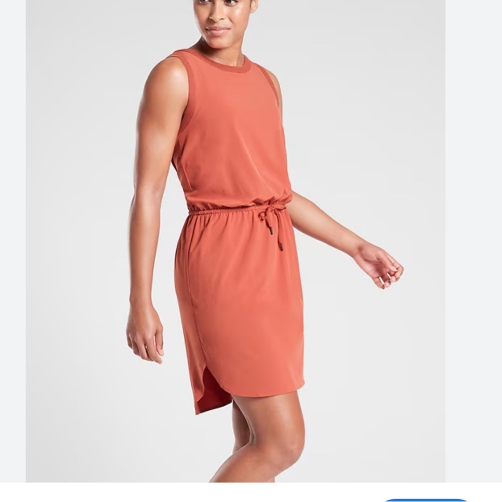 Athleta Rincon Dress in Etruscan Red